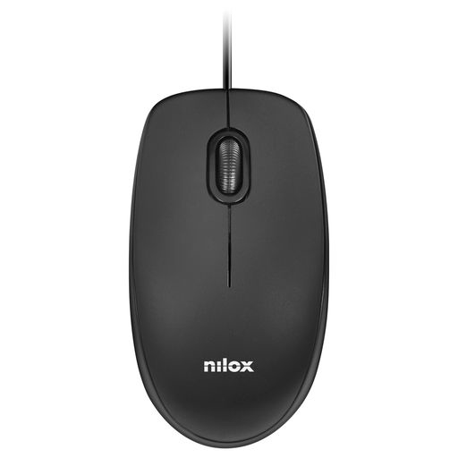 Nilox MOUSB1003 datormöss Kontor USB Type-A Optisk 1600 DPI