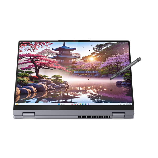 Lenovo IdeaPad 5 2-in-1 16AKP10 Copilot+ PC AMD Ryzen AI 7 350 Hybrid (2-i-1) 40,6 cm (16") Berøringsskærm WUXGA 16 GB LPDDR5x-SDRAM 1 TB SSD Wi-Fi 7 (802.11be) Windows 11 Home Tysk Grå