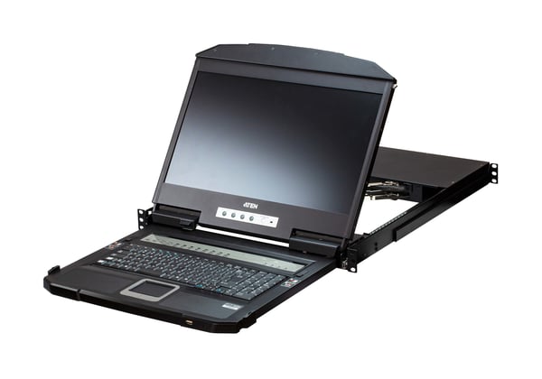 ATEN CL3884NW rack 47 cm (18.5") 1920 x 1080 pixlar Metall Svart 1U