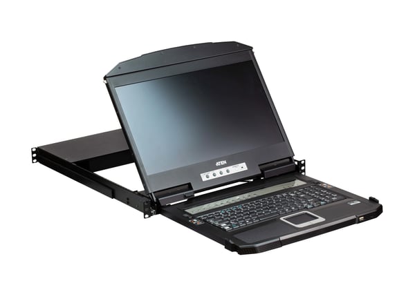 ATEN CL3884NW rack 47 cm (18.5") 1920 x 1080 pixlar Metall Svart 1U