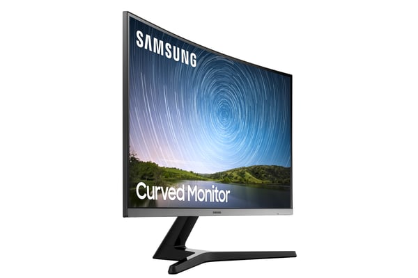 Samsung CR50 computerskærm 68,6 cm (27") 1980 x 1080 pixel Fuld HD LCD Blå, Grå