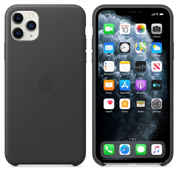 Apple MX0E2ZM/A mobiltelefon etui 16,5 cm (6.5") Cover Sort