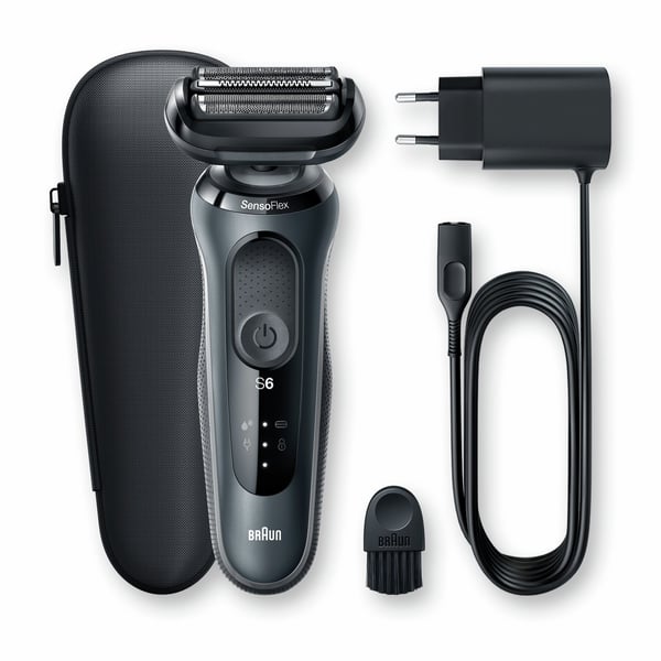 Braun Series 6 60-N1000s Teräverkollinen parranajokone Harmaa