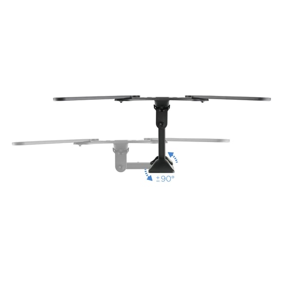 TooQ LP2255TN-B TV-kiinnike 139,7 cm (55") Musta