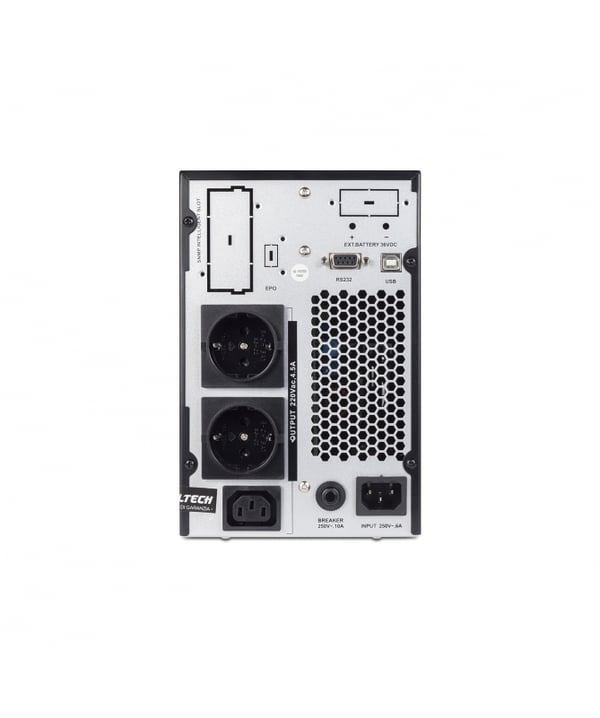 Vultech GS-1KVAS REV 2.4 UPS-enhed Dobbeltkonvertering (online) 1 kVA 1000 W 3 AC stikkontakt(er)