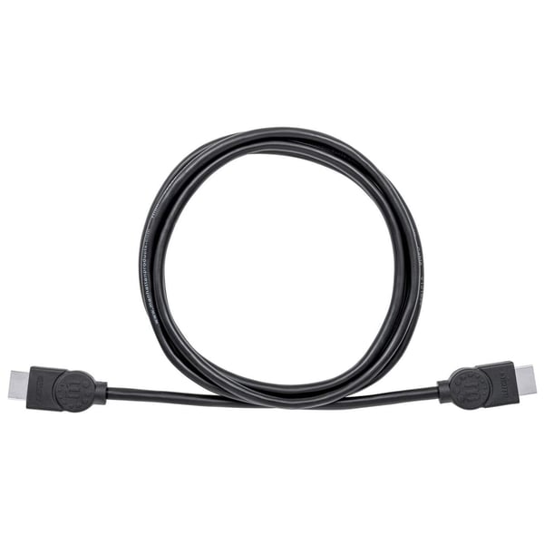 Manhattan 323215 HDMI-kaapeli 2 m HDMI-tyyppi A (vakio) Musta