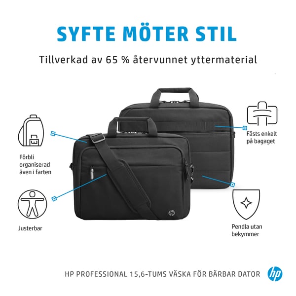 HP Professional 15,6 tum väska för bärbar dator