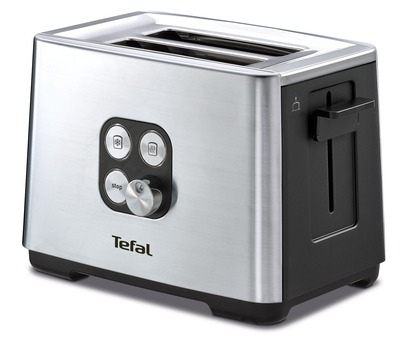 Tefal Equinox TT420D 7 2 viipale(i)ta Musta, Ruostumaton teräs