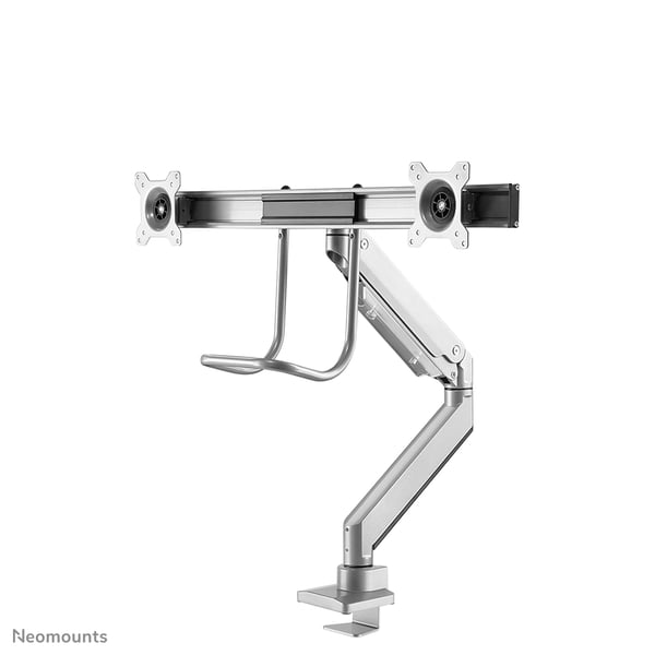 Neomounts NM-D775DXSILVER monitorin kiinnike ja jalusta 81,3 cm (32") Vastaanotto Hopea