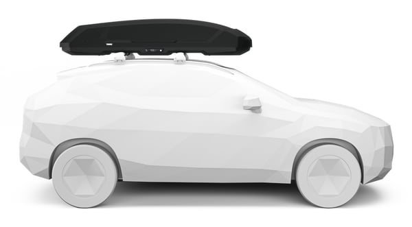 Thule Force 3 XXL Sport Kova suksiboksi Musta