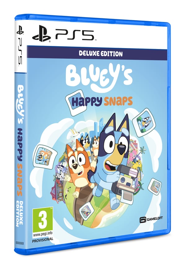 BANDAI NAMCO Entertainment Blueys Happy Snaps Deluxe Edition Ps5 Engelska, Franska, Italienska, Tyska, Spanska, Japanska, Förenklad kinesiska, Traditionell kinesiska, Portugisiska PlayStation 5