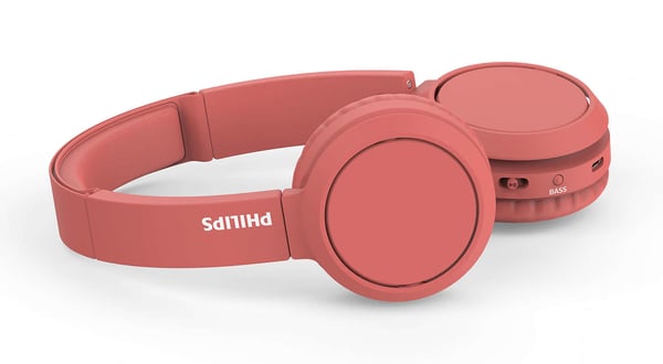 Philips 4000 series TAH4205RD/00 kuulokkeet ja kuulokemikrofoni Langaton Pääpanta Puhelut/Musiikki USB Type-C Bluetooth Punainen