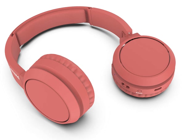 Philips 4000 series TAH4205RD/00 kuulokkeet ja kuulokemikrofoni Langaton Pääpanta Puhelut/Musiikki USB Type-C Bluetooth Punainen