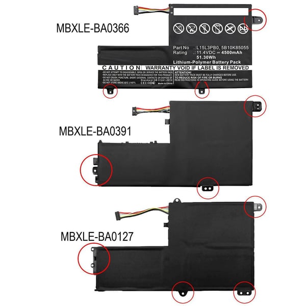 CoreParts MBXLE-BA0127 laptop reservedel Batteri