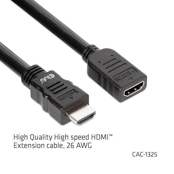 CLUB3D CAC-1325 HDMI-kaapeli 5 m HDMI-tyyppi A (vakio) Musta