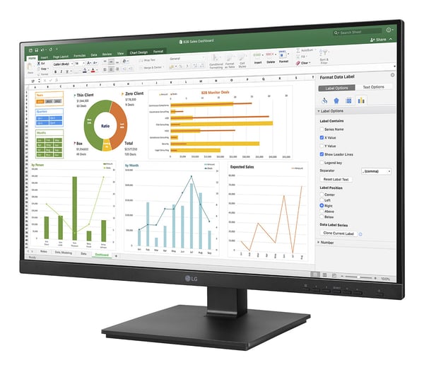 LG 27BN65Q-B computerskærm 68,6 cm (27") 2560 x 1440 pixel Quad HD LCD Sort
