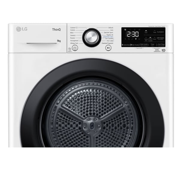 LG RH90V9AVBN tørretumbler Fritstående Front-læsning 9 kg Hvid