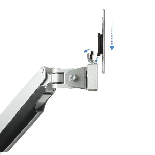 TooQ DB3132TNR-S fäste och ställ till bildskärm 81,3 cm (32") Bord Silver