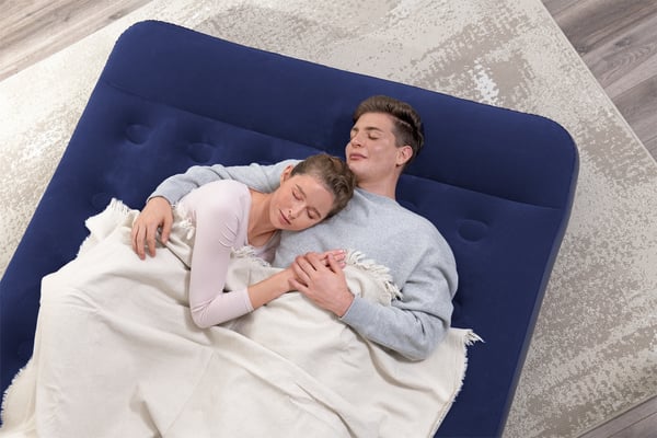Bestway 67226 / 24 luftmadrass Dubbelmadrass Blå