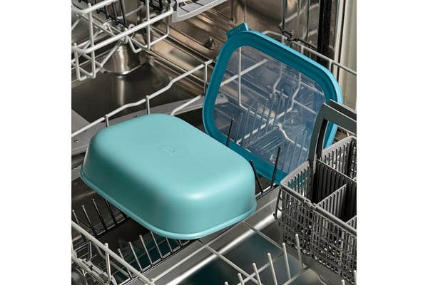 Mepal Cirqula Skåluppsättning 2 l Rektangel Polypropylen (PP), Termoplastisk elastomer (TPE) Vit 3 styck