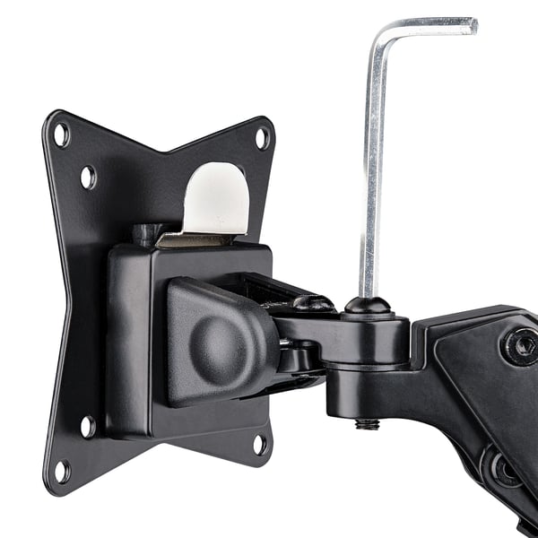 StarTech.com ARMPIVOTE2 monitorin kiinnike ja jalusta 124,5 cm (49") Vastaanotto Musta