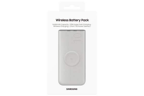 Samsung EB-U2510XUEGEU powerbank 10000 mAh Trådløs opladning Beige