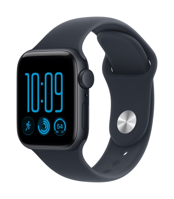 Apple Watch SE (3nd generation) OLED 40 mm Digitaalinen 324 x 394 pikseliä Kosketusnäyttö Laivasto Wi-Fi GPS (satelliitti)