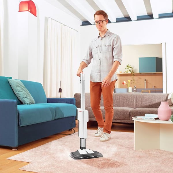 Polti Vaporetto SV610_Style Ångmopp 0,5 l 1500 W Grå, Vit
