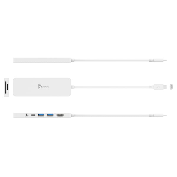 j5create JCD373-N USB-C® lättviktig multiadapter