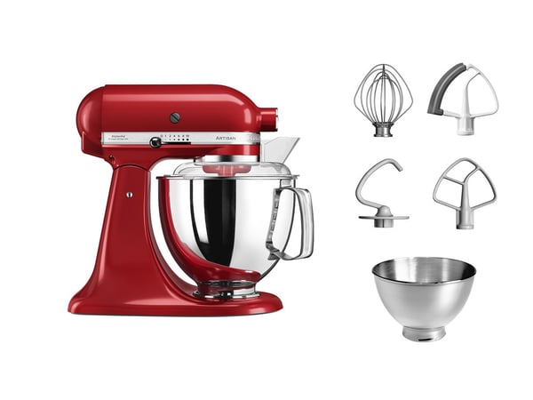 KitchenAid Artisan 5KSM175PS Stativmixer 300 W Röd