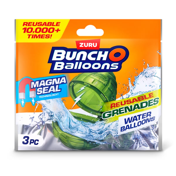 Bunch O Balloons Genanvendelige Granat Vandballoner (3 stk.)
