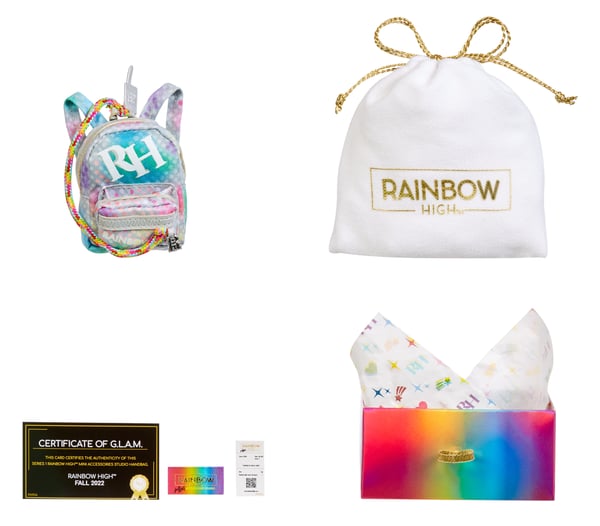 Rainbow High Accessories Studio Series 1, H Assortment in PDQ Dukketaske
