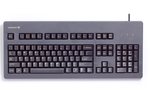 Cherry G80-3000 - Tastatur - PS/2, USB - Tysk