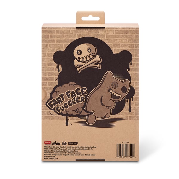 ZURU Fuggler Fart Face 23 cm sortiment serie 1 (Munch Munch – Black long)