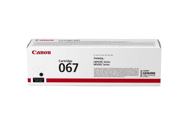Canon 067 värikasetti 1 kpl Alkuperäinen Musta