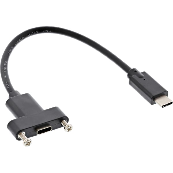 InLine 33441G USB-kaapeli USB 3.2 Gen 1 (3.1 Gen 1) 0,2 m USB C 5 Gbit/s Musta InLine 33441G USB-kaapeli USB 3.2 Gen 1 (3.1 Gen 1) 0,2 m USB C 5 Gbit/s Musta