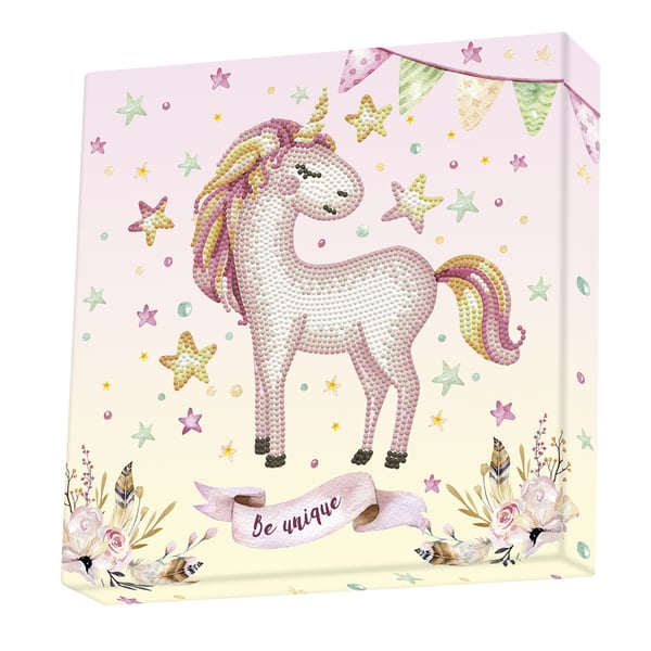 Diamond Dotz broderi, Dotz box Diamond Mosaic Unicorn Be unigue DBX023
