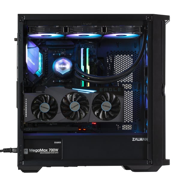 Zalman Z10 PLUS datorväskor Midi Tower Svart