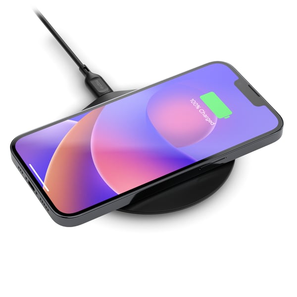 mophie essentials wireless charging pad 15W Smartphone Svart USB Trådlös laddning inomhus