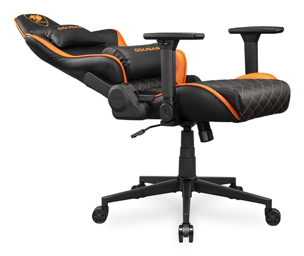COUGAR CGR-AO2 Polstret vatteret sæde Sort, Orange