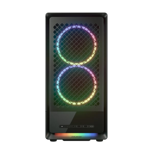 COUGAR DUOAIR RGB Midi Tower Svart