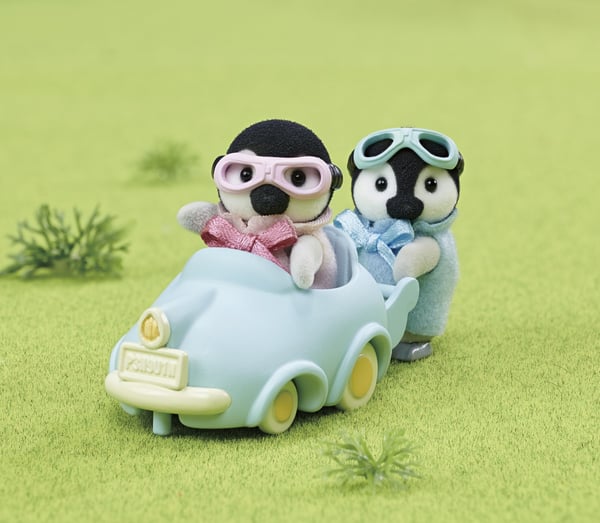 Sylvanian Families Baby pingviner Cykel & Legesæt