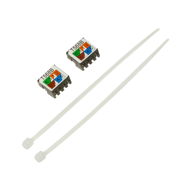 LogiLink NP0082 kabelforskruning Sort Nylon 1 stk