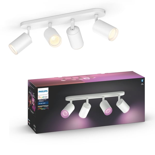 Philips Hue White and Color ambiance Fugato med fire spots