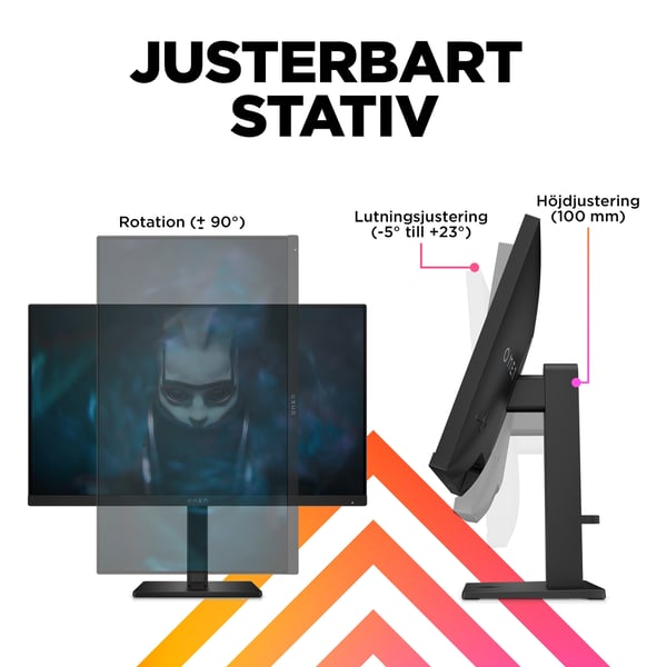 OMEN by HP OMEN 23,8 tum FHD 165 Hz Gaming-skärm – OMEN 24