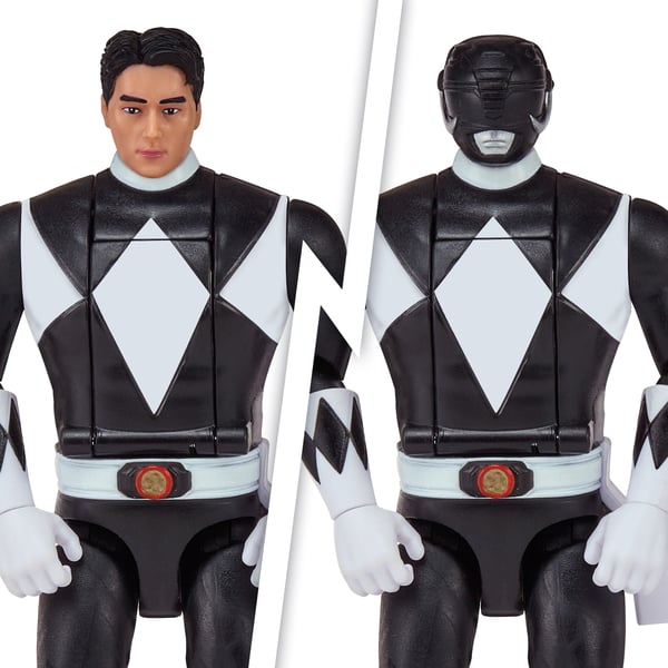 Power Rangers Auto-Morphin Actionfigure Black Ranger
