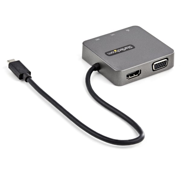 StarTech.com USB C -moniporttisovitin HDMI:llä ja VGA:lla - Mac / Windows / Chrome / Android - USB-C & A