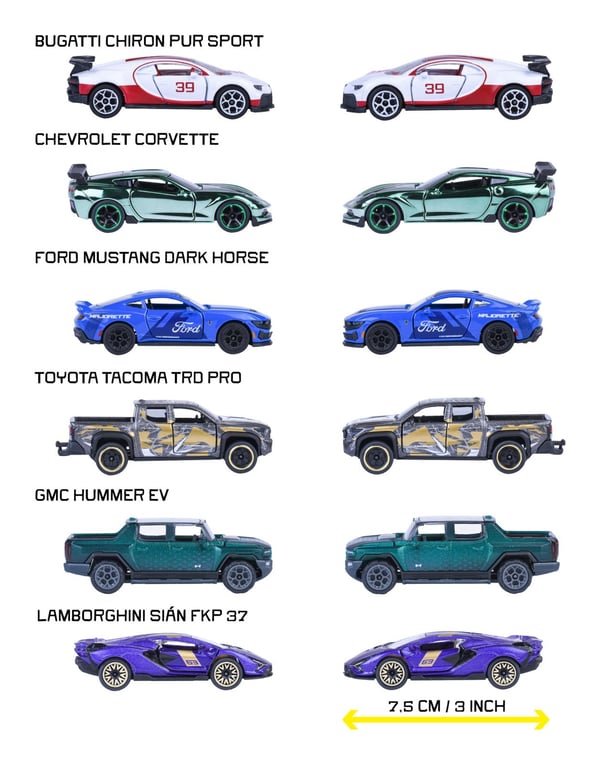 Majorette Showroom Deluxe Cars