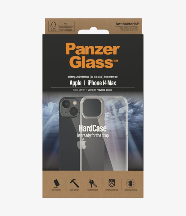 PanzerGlass HardCase mobiltelefon etui 17 cm (6.7") Cover Transparent