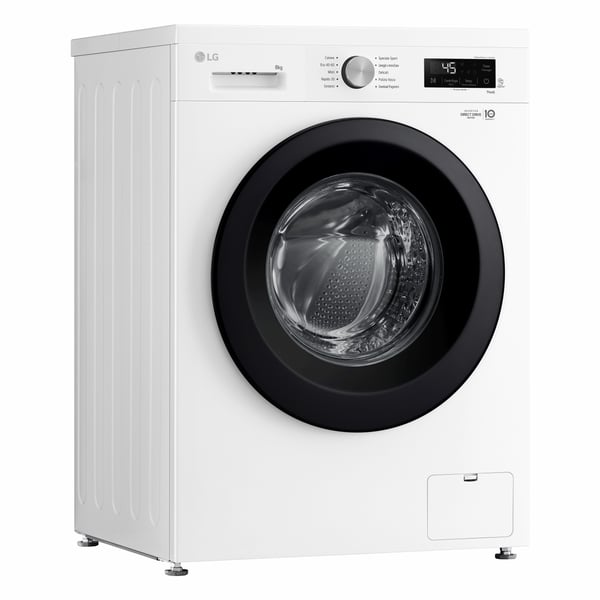 LG F4NX1008NWK vaskemaskine Front-læsning 8 kg 1400 rpm Hvid